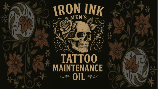 COMING SOON!!! Iron Ink | Men's Tattoo Maintenance Oil